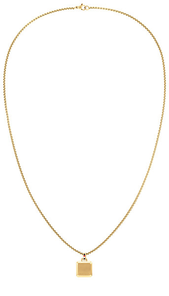 Minimalistický pozlacený náhrdelník pro muže 2790544