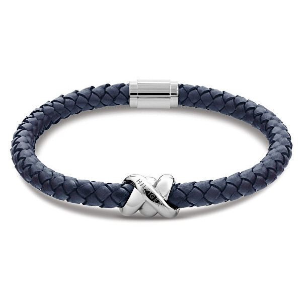 Moderný náramok z modrej kože Nautical Knot For Him 2790736