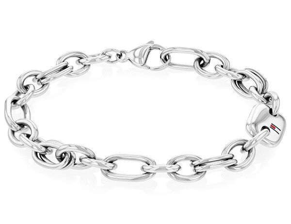 Bracciale alla moda in acciaio Contrast Link Chain 2780789