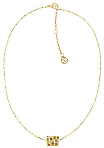 Módní pozlacený náhrdelník s fashion přívěskem TH2780384