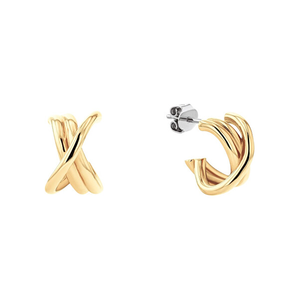 Luxusní pozlacené kruhy Nautical Knot 2780949