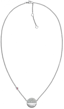 Nadčasový oceľový náhrdelník s kryštálmi TH2780458