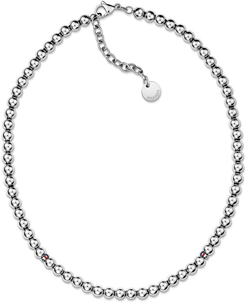 Oceľový náhrdelník z korálok TH2700792