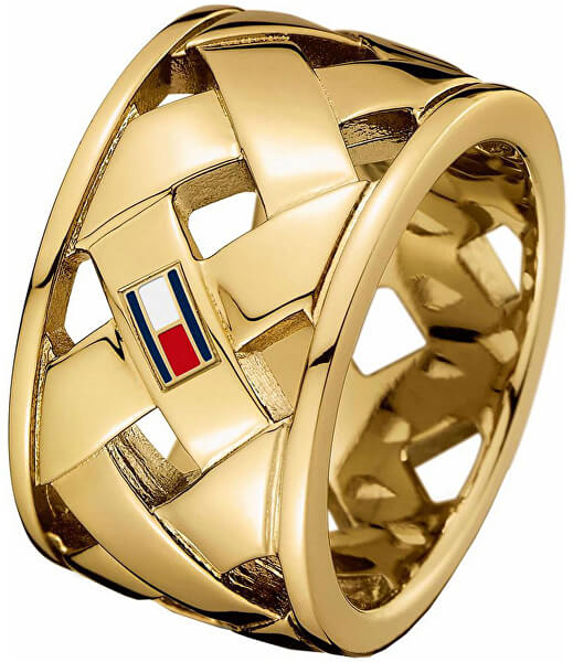 Geflochtener Ring aus Stahl TH2701024