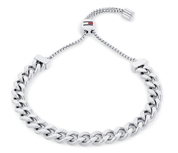 Elegante bracciale in acciaio Sliding Chains 2780775