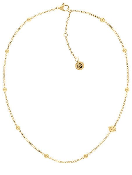 Slušivý pozlacený náhrdelník pro ženy Metallic Orb 2780817