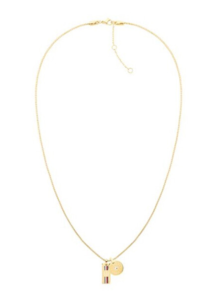 Stylový pozlacený náhrdelník Dressed Up 2780451