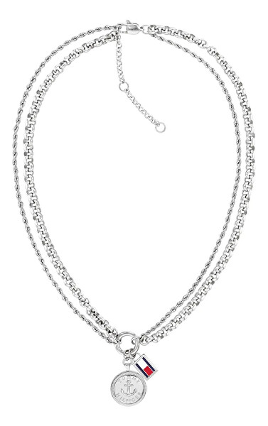 Úchvatný dvojitý náhrdelník Nautical Charms 2781023
