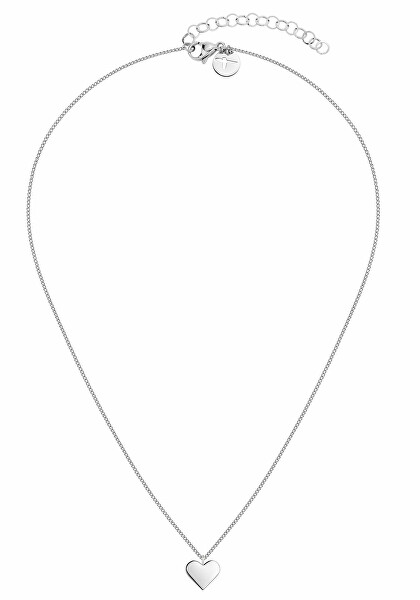 Romantický oceľový náhrdelník TJ-0025-N-45