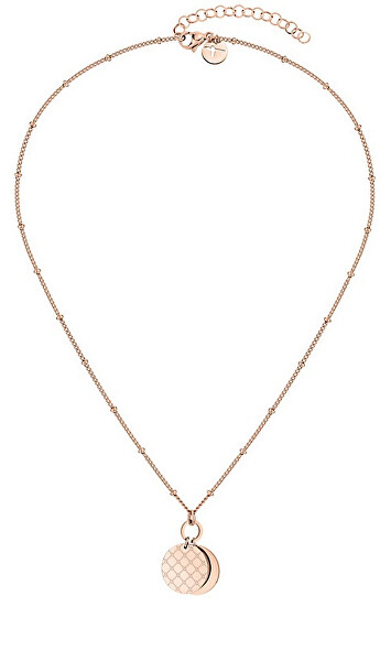 Stylový bronzový náhrdelník TJ-0048-N-45 (řetízek, přívěsky)