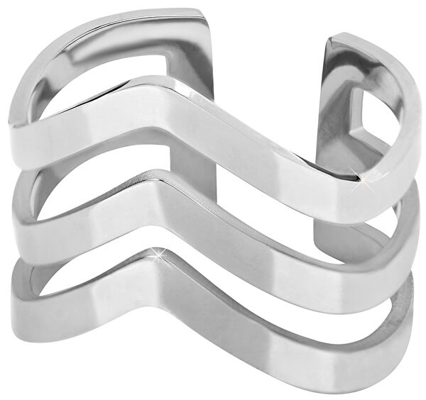 Elegantní trojitý prsten z oceli