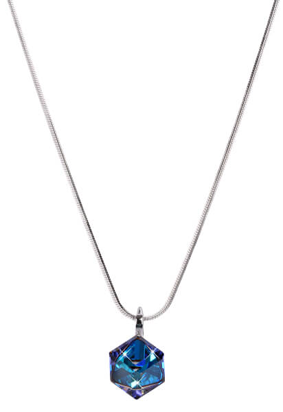Zeitlose Halskette 8D2Y Bermuda Blue