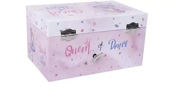 Roztomilá dětská hrací šperkovnice Balerína