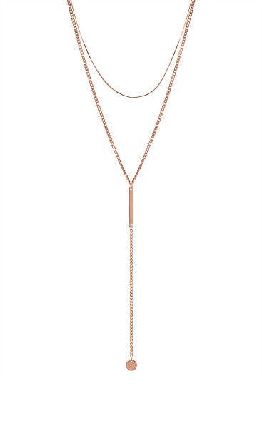 Collana elegante placcata in oro rosa VGX1760RG/RE
