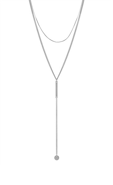 Elegantný oceľový náhrdelník VGX1760S/RE
