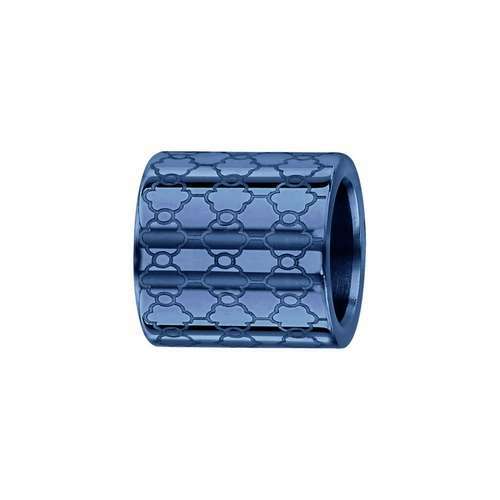 Blaue Stahlperle für Armbänder BAS1027_3