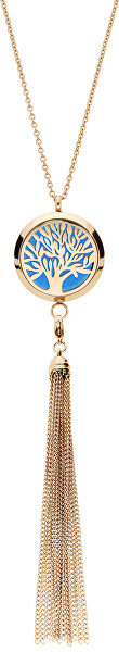 Multifunkční pozlacený náhrdelník Strom života s vyměnitelným středem Aroma 132468J