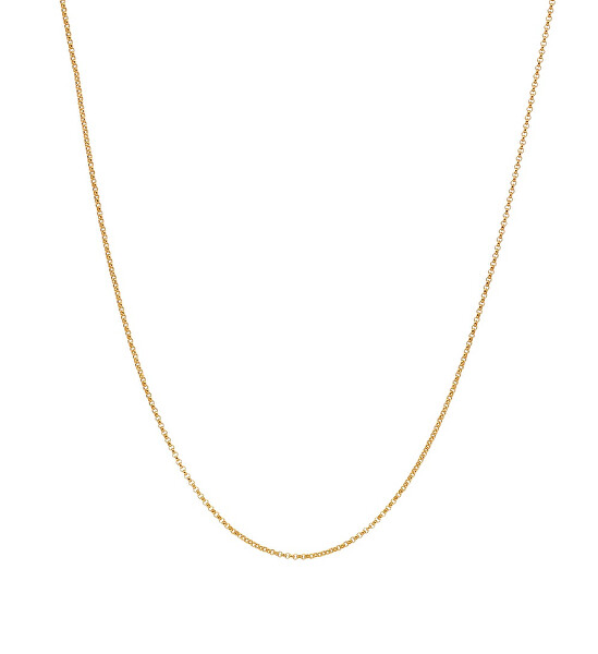 Nadčasový pozlacený řetízek z oceli Anker