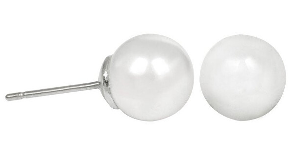 Cercei delicați cu perle Pearl White