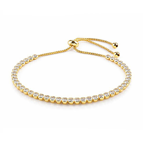 Pozlacený třpytivý náramek