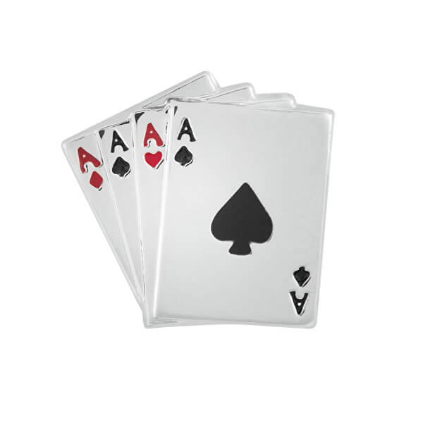 Stilvolle Brosche Kartenspielen KS-214
