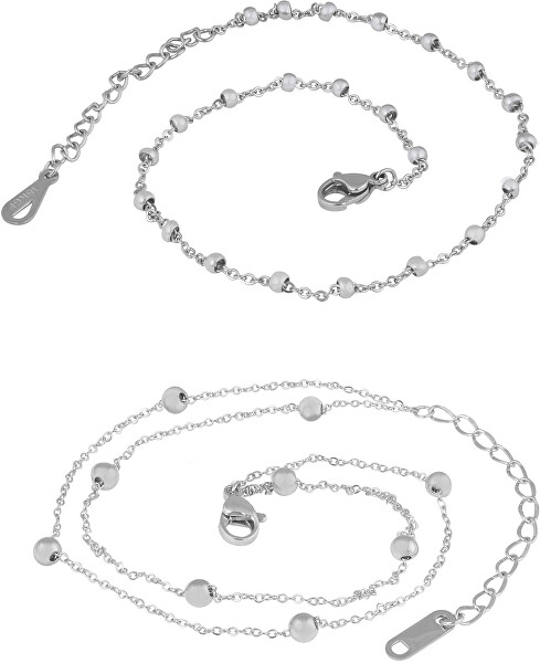 Set di braccialetti in acciaio (braccialetto, cavigliera)