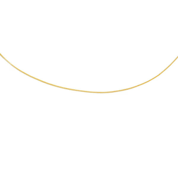 Jemná zlatá retiazka Kocka/Venezia Chain 114002390