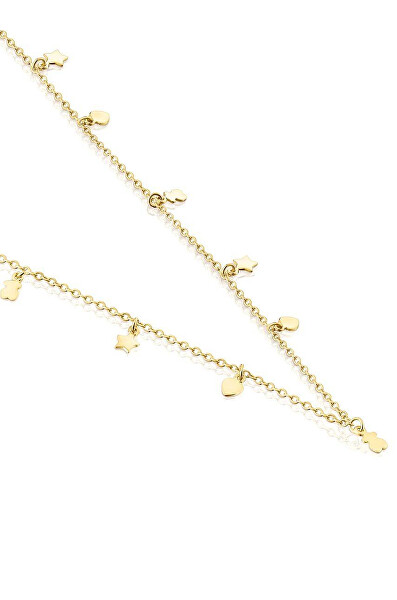 Bellissima collana placcata in oro con ciondoli Cool Joy 1003190100