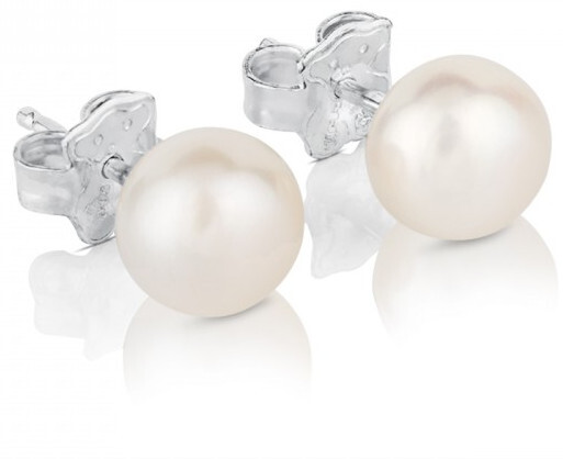 Luxusní sada 4 párů náušnic z pravých perel 015251030