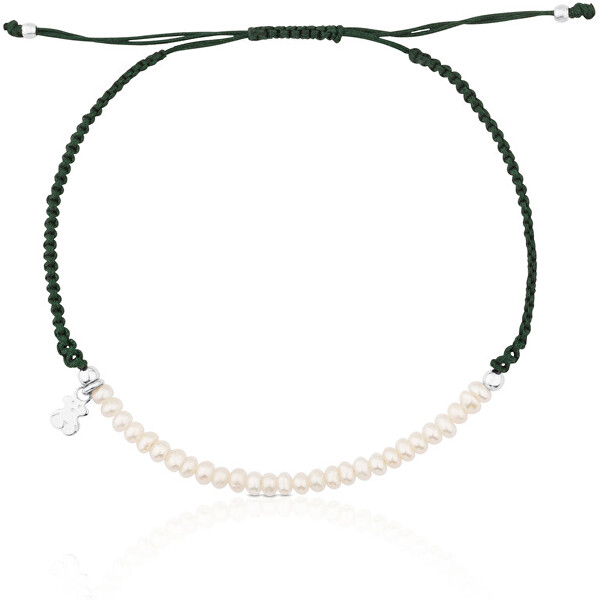 Modisches Schnürarmband mit Perlen Color 517091540