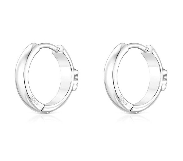 Silber runde Ohrringe Basics 1003911900