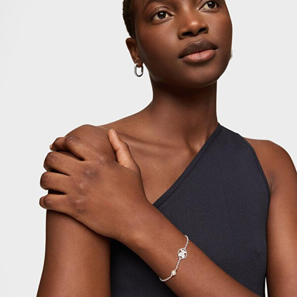 Slušivý stříbrný náramek Camee 1004071400