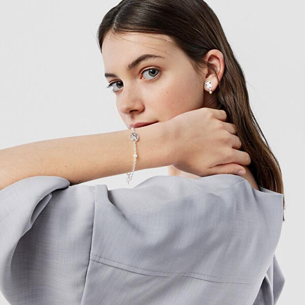 Slušivý stříbrný náramek Camee 1004071400