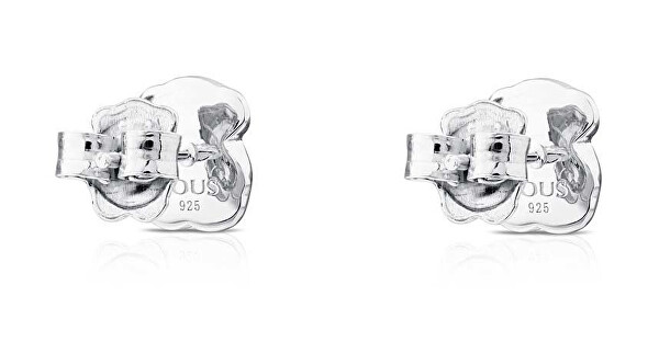 Silberne Teddybär-Ohrringe mit Amazonit New Color 815433600