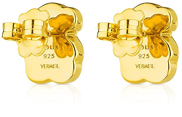 Silberne Ohrringe mit Onyx Teddybär Icon Color 215433580