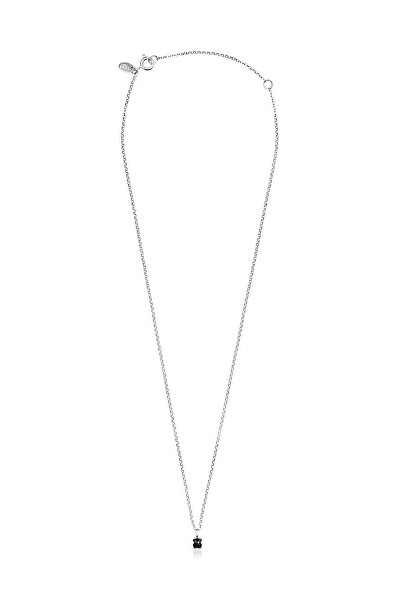 Stříbrný náhrdelník s drobným medvídkem Icon Color 1001938200 (řetízek, přívěsek)