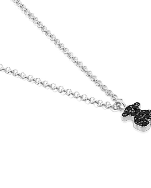 Stříbrný náhrdelník s medvídkem Motif 1000140600 (řetízek, přívěsek)