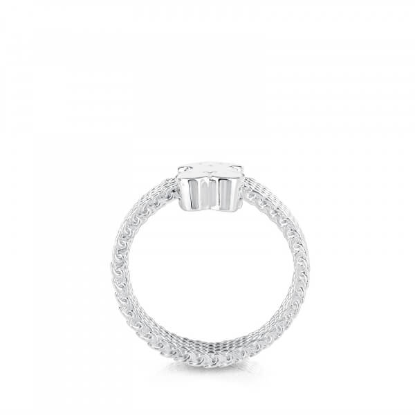 Stříbrný prsten s medvídkem 710390201