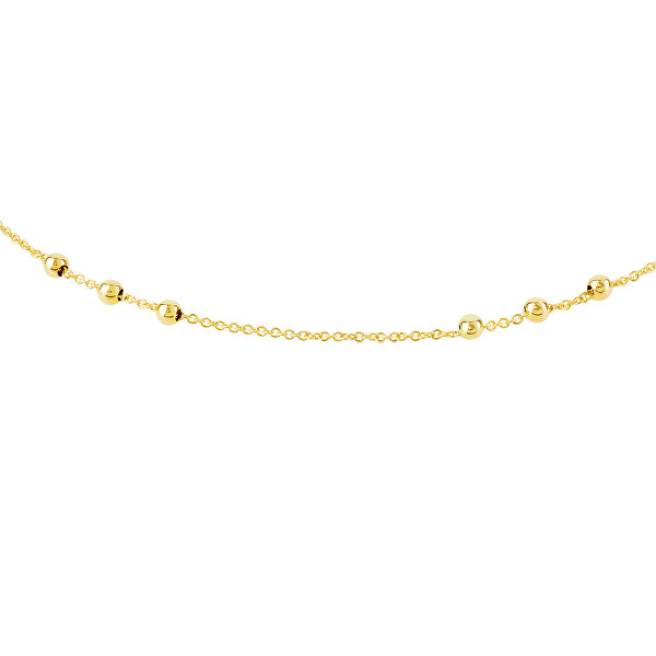 Zlatý řetízek s kuličkami Chain 114002410