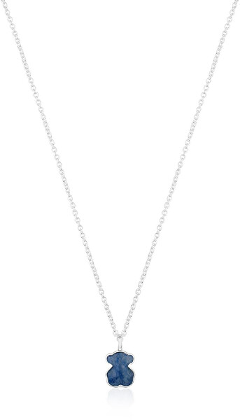 Stříbrný náhrdelník s medvídkem 615434530 (řetízek, přívěsek)