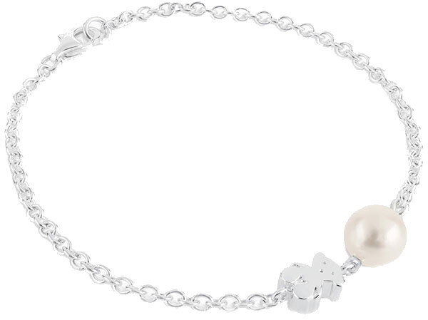 Bracciale in argento con perla e orsetto Sweet Dolls 215911520