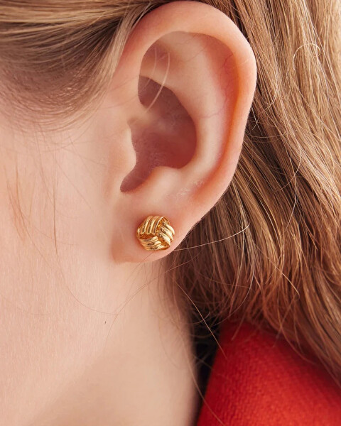 Elegantní pozlacené pecky Uzel Nivola A5512-DT