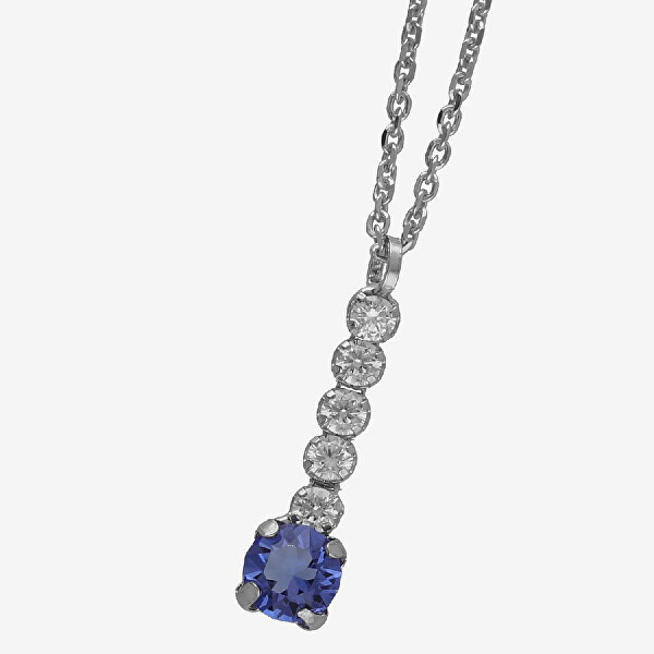 Elegante collana in argento con cristalli Shine A4668-08HG