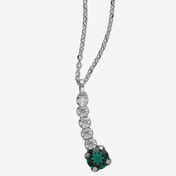 Elegante collana in argento con cristalli Shine A4668-20HG