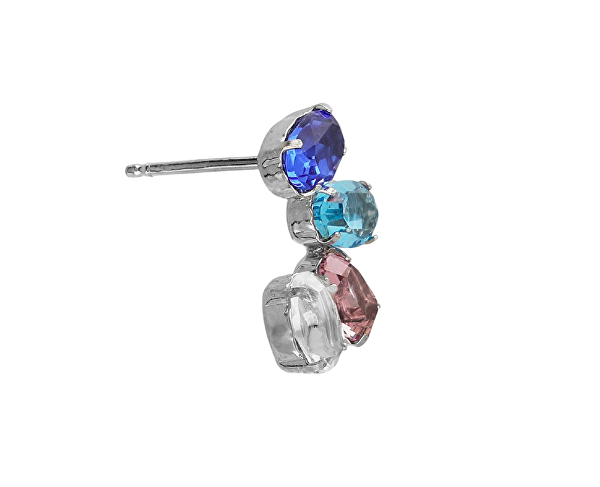 Jedinečné visací náušnice s krystaly Harmony A4694-08HT