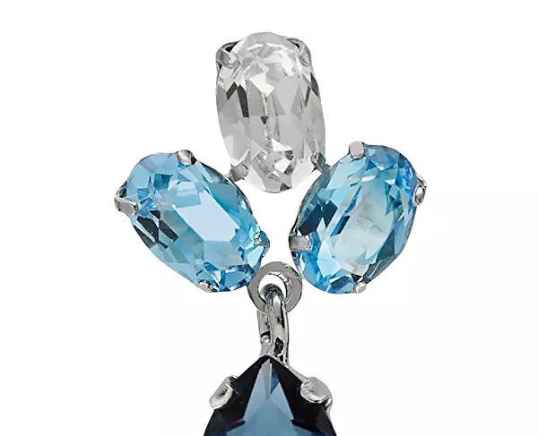 Originální visací náušnice s krystaly Harmony A4690-18HT