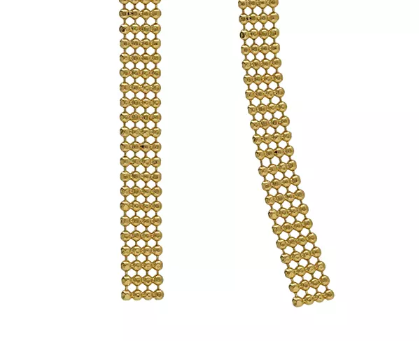 Pozlacené dlouhé náušnice Empire A4925-DT