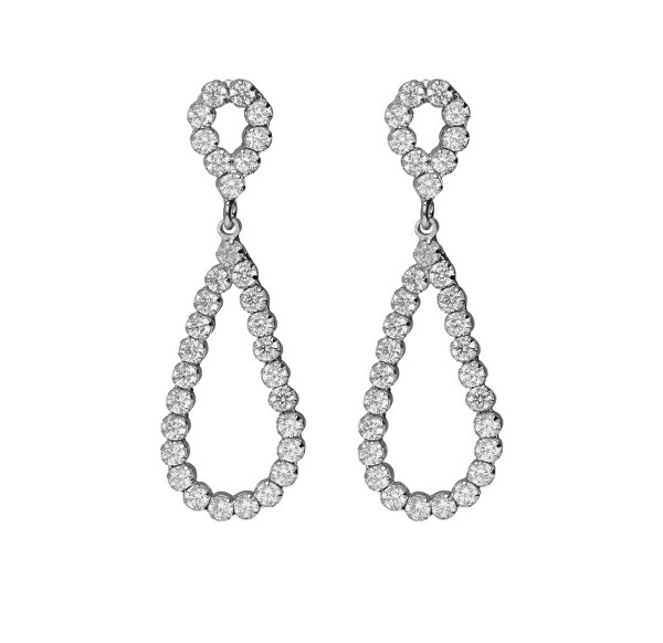Visací náušnice s krystaly Teardrop Lieve A5534-07HT