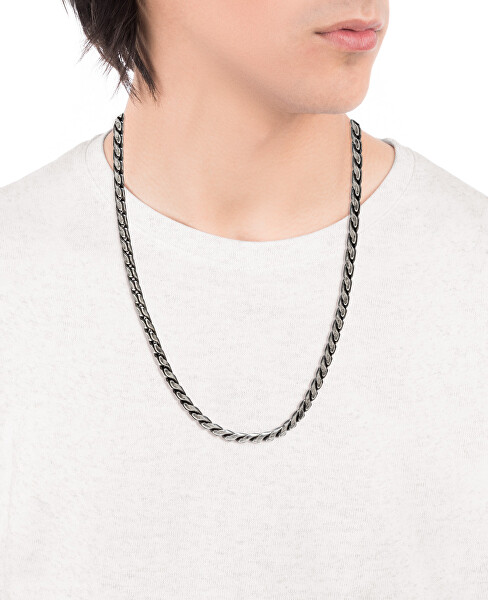 Moderný oceľový náhrdelník pre mužov Beat 1331C01010