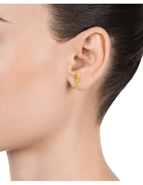Incantevoli orecchini placcati oro Rosa Trend 13004E100-30